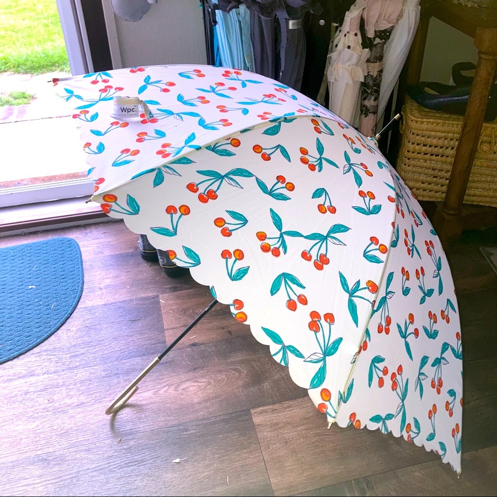 New precious cherries umbrella parasol pagoda
